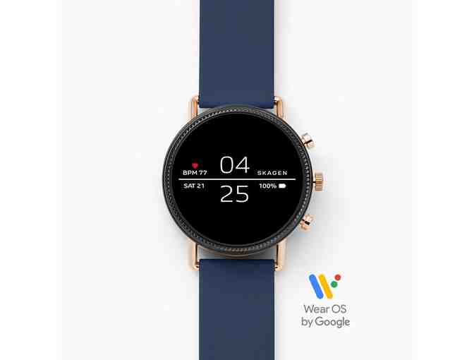 SKAGEN Smartwatch - Falster 2 with navy blue wristband