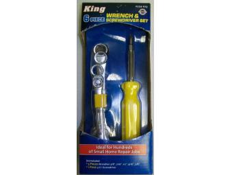 King Wrench, Screwdriver and Hex Key Set