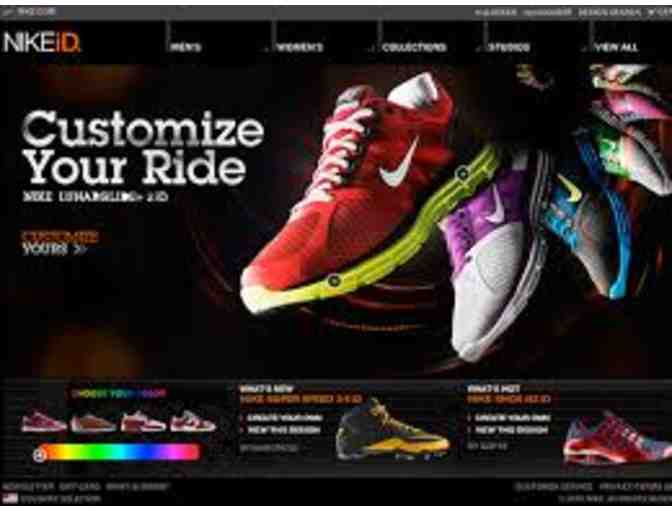 One pair of custom Nike shoes! One of a kind, made just for you!