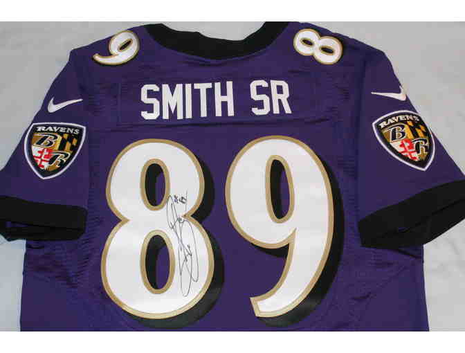 Signed Baltimore Ravens Steve Smith Jersey!