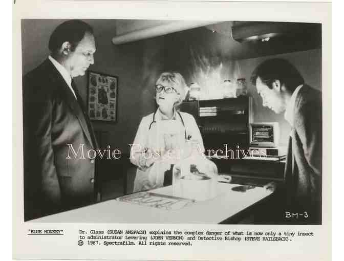 BLUE MONKEY, 1987 8x10 still set of 11, Steve Railsback, Robin Duke, Susan Anspach.