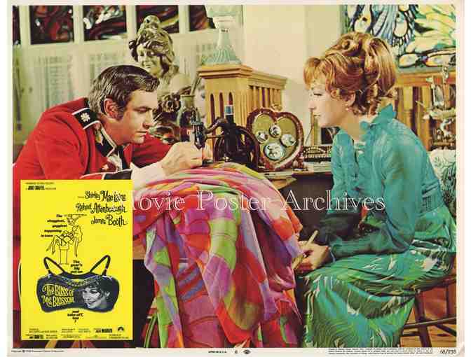 BLISS OF MRS. BLOSSOM, 1968 11x14 LC set, Shirley MacLaine, Richard Attenborough.