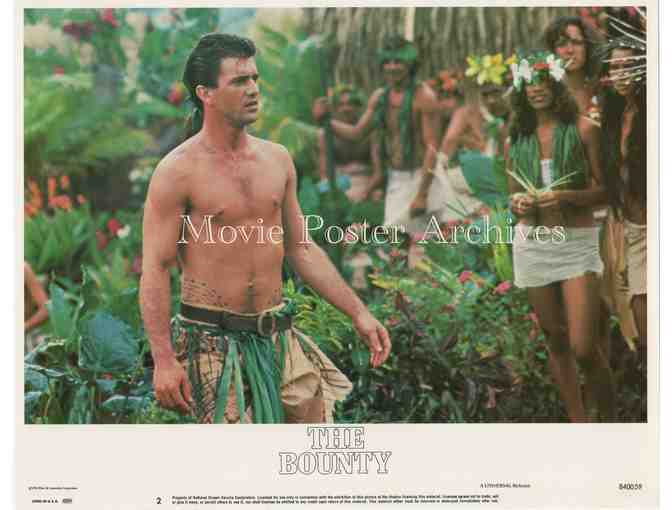 BOUNTY, 1984 11x14 LC set, Mel Gibson, Anthony Hopkins, Laurence Olivier, Liam Neeson.