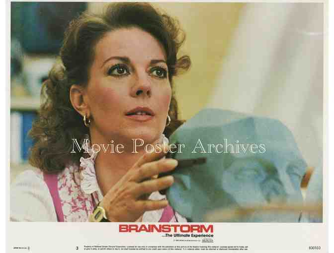 BRAINSTORM, 1983 11x14 LC set, Christopher Walken, Natalie Wood, Cliff Robertson.