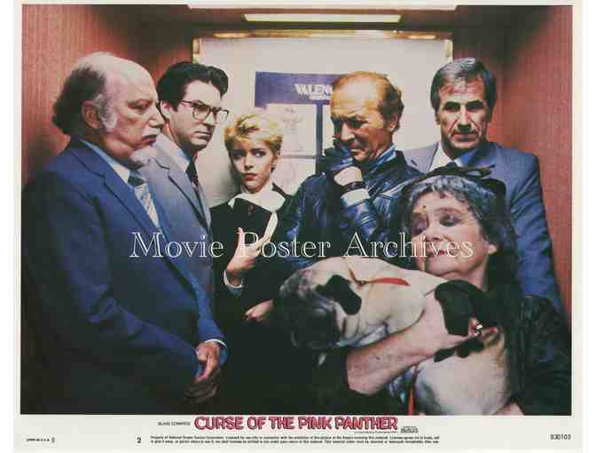 CURSE OF THE PINK PANTHER, 1983 11x14 set of 8 lobby cards, David Niven, Robert Wagner.