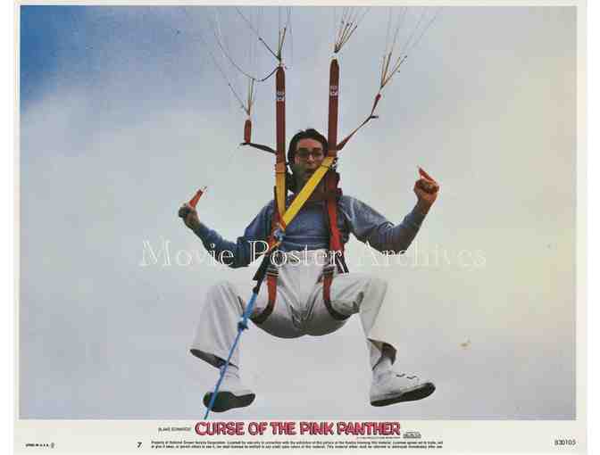 CURSE OF THE PINK PANTHER, 1983 11x14 set of 8 lobby cards, David Niven, Robert Wagner.