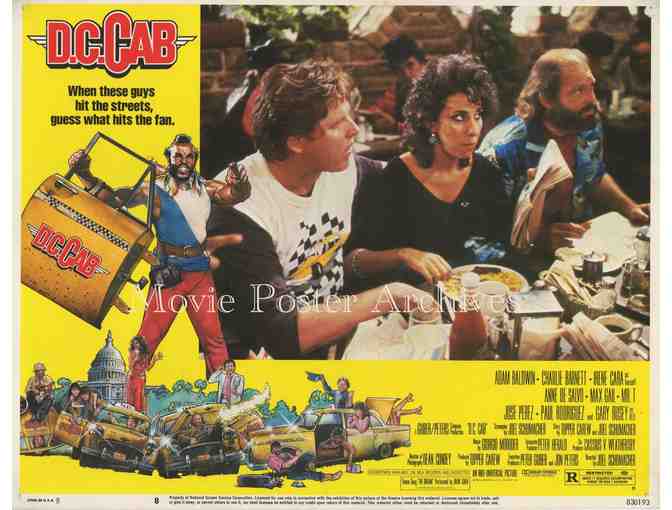D.C. CAB, 1983 11x14 LC set, Mr. T, Gary Busey, Adam Baldwin, Irene Cara, Max Gail.