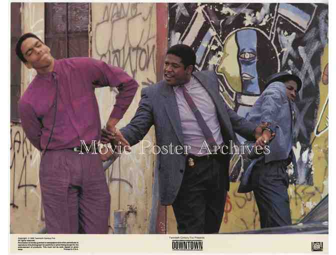 DOWNTOWN, 1990 11x14 LC set, Anthony Edwards, Forest Whitaker, Penelope Ann Miller.