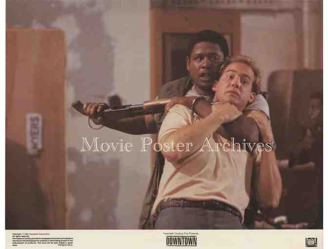 DOWNTOWN, 1990 11x14 LC set, Anthony Edwards, Forest Whitaker, Penelope Ann Miller.
