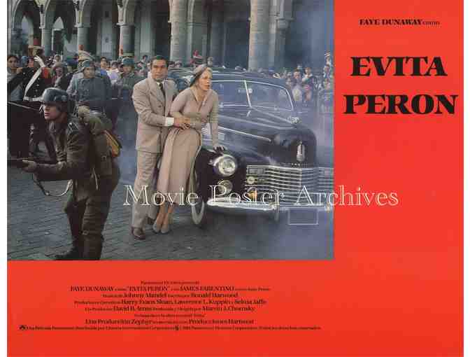 EVITA PERON, 1981 11x14 LC set, Faye Dunaway, James Farentino, Michael Constantine.
