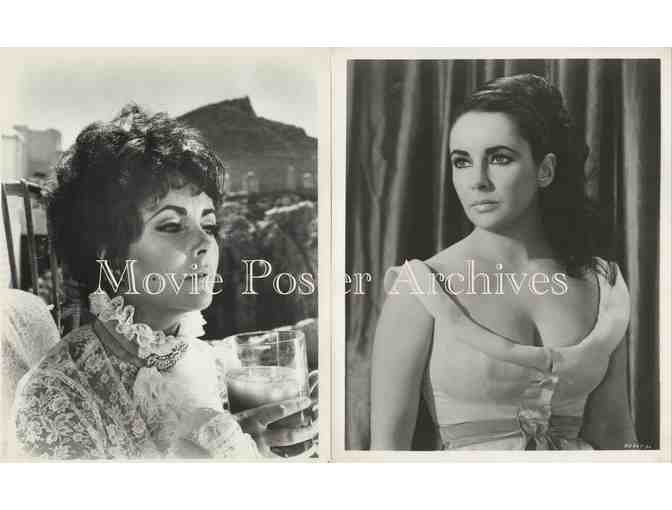 ELIZABETH TAYLOR, group of 10 8x10 classic celebrity portraits and photos