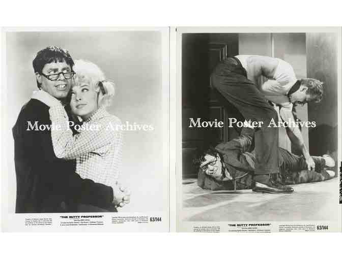 NUTTY PROFESSOR, 1963, 8x10 production stills, Jerry Lewis, Stella Stevens, Henry Gibson, Del Moore