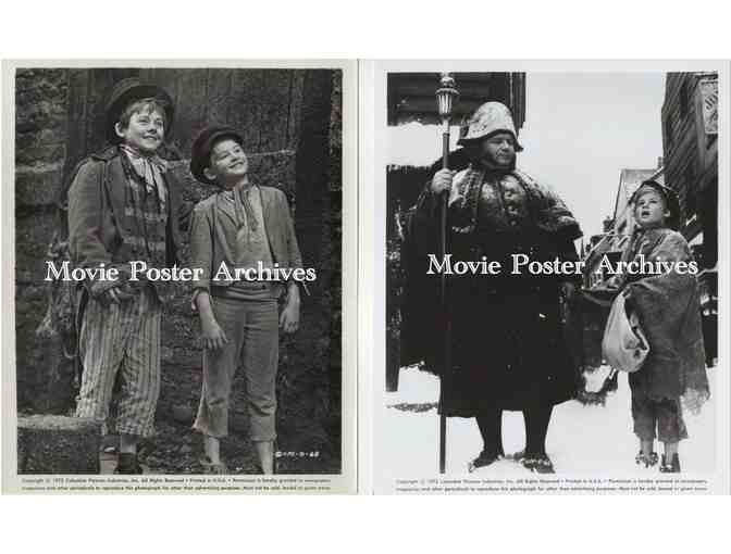 OLIVER!, 1969, 8x10 production stills, Oliver Reed, Ron Moody, Mark Lester, Harry Secombe