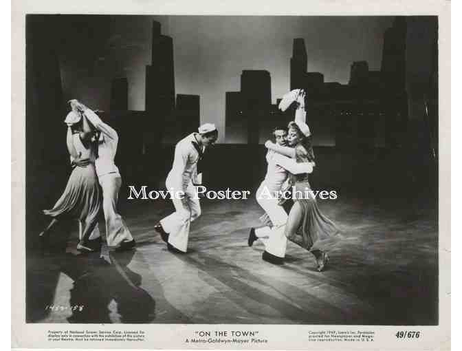 ON THE TOWN, 1949, 8x10 production stills, Gene Kelly, Frank Sinatra, Ann Miller, Pearce