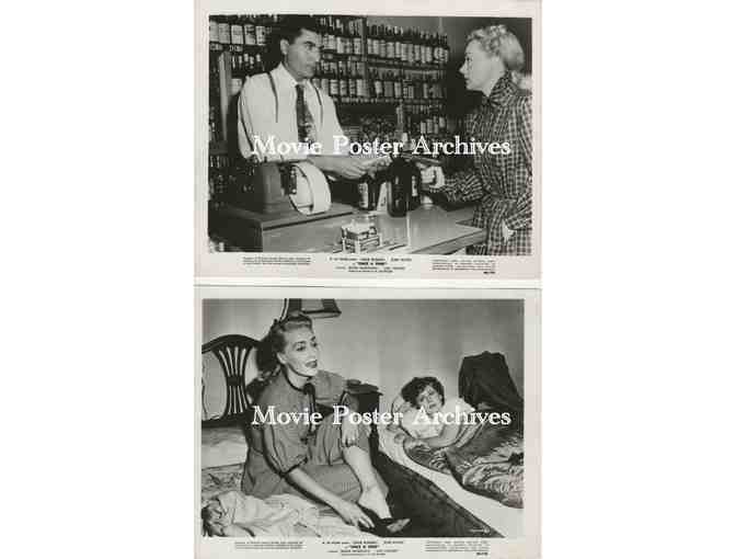 ONCE A THIEF, 1950, 8x10 production stills, Cesar Romero, June Havoc, Lon Chaney Jr