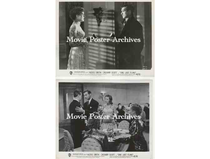 ONE LAST FLING, 1949, 8x10 production stills, Alexis Smith, Jim Backus, Zachary Scott