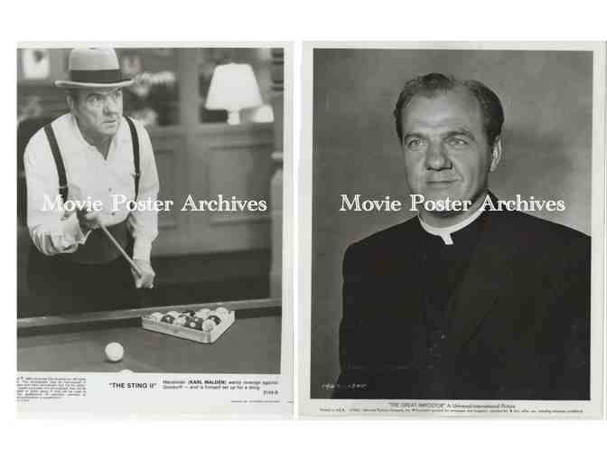 KARL MALDEN, group of black and white classic celebrity portraits, stills or photos