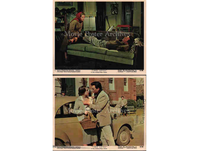 TWO LOVES, 1961, mini lobby card set, Shirley MacLaine, Laurence Harvey, Jack Hawkins