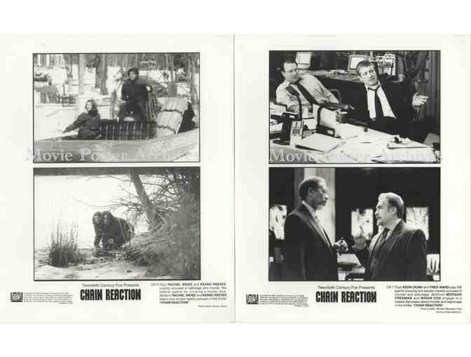 CHAIN REACTION, 1996, movie stills, Keanu Reeves, Morgan Freeman, Rachel Weisz, Fred Dunn