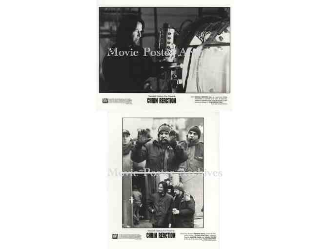 CHAIN REACTION, 1996, movie stills, Keanu Reeves, Morgan Freeman, Rachel Weisz, Fred Dunn