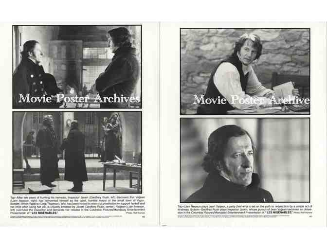 LES MISERABLES, 1998, movie stills, Liam Neeson, Uma Thurman, Geoffrey Rush - Photo 1