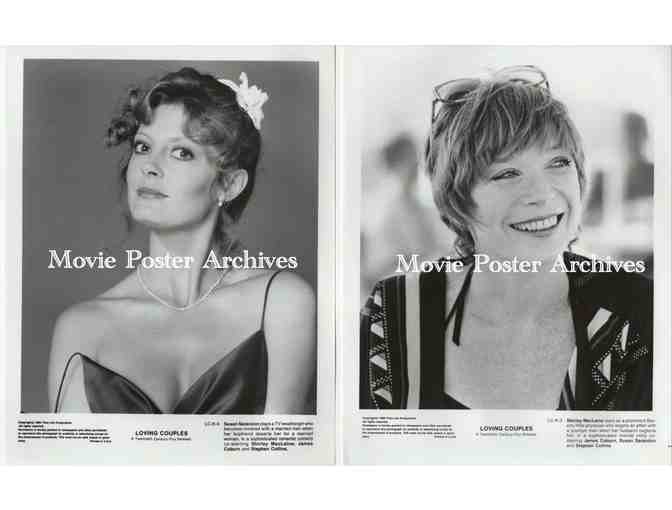 LOVING COUPLES, 1980, movie stills, James Coburn Susan Sarandon, Shirley MacLaine