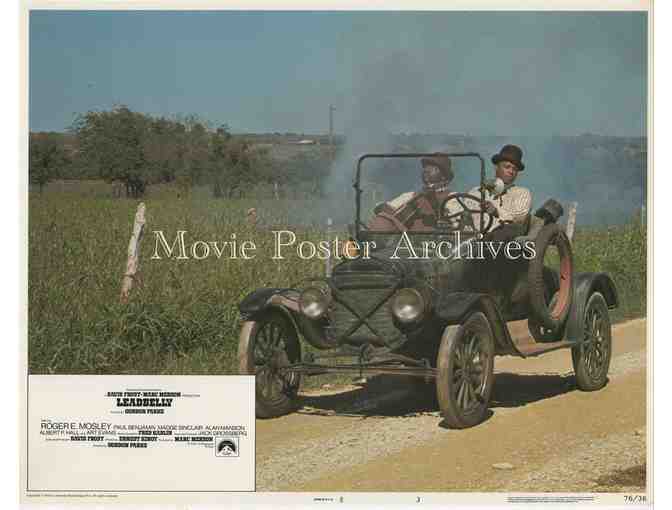 LEADBELLY, 1976, lobby card set, Roger E. Mosley, Madge Sinclair, blues musical biography.