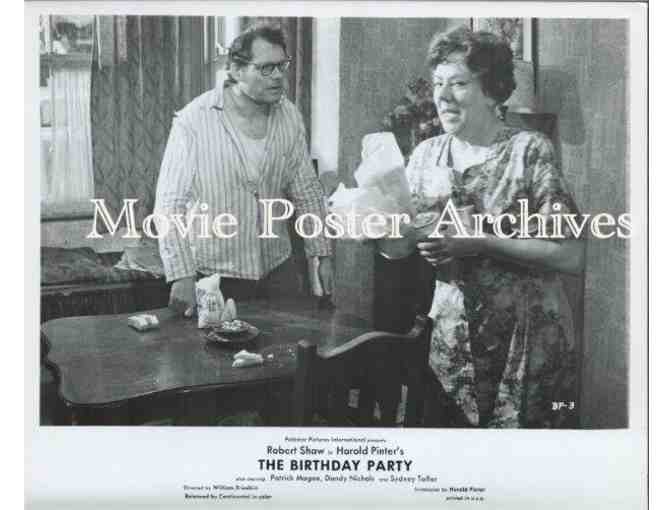 BIRTHDAY PARTY, 1968, movie stills, Robert Shaw, Patrick Magee