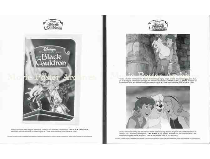 BLACK CAULDRON, 1985, Walt Disney animated feature