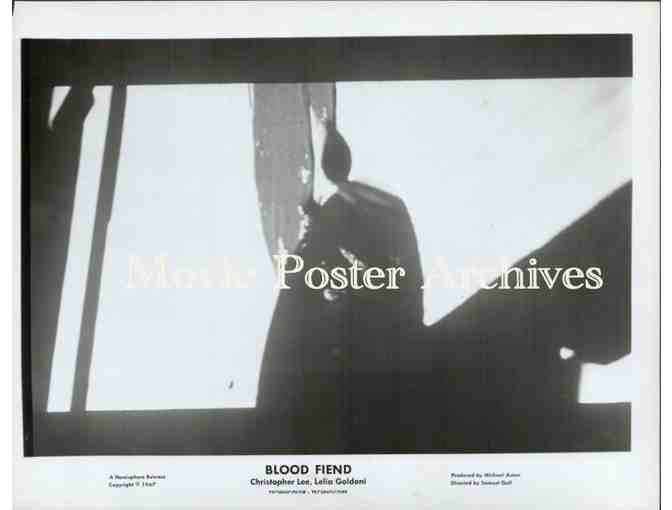 BLOOD FIEND, 1967, movie stills, Christopher Lee, Julian Glover
