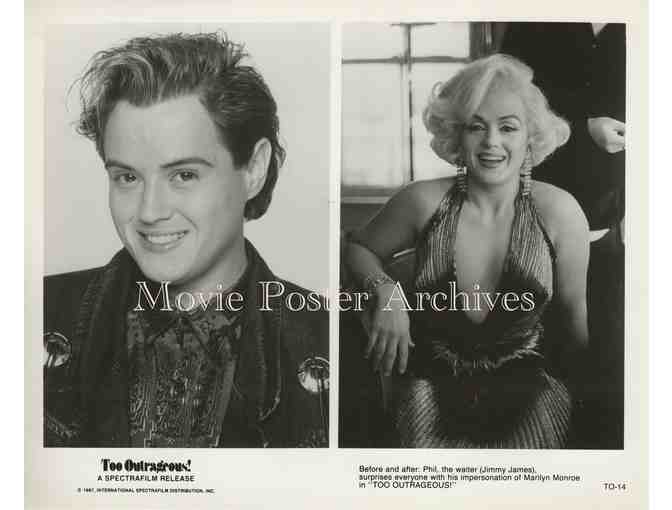 TOO OUTRAGEOUS, 1987, press stills, cross-dresser Craig Russell Drag-to-Riches story