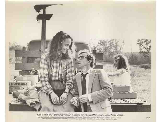 STARDUST MEMORIES, 1980, movie still set, Woody Allen and Charlotte Rampling.