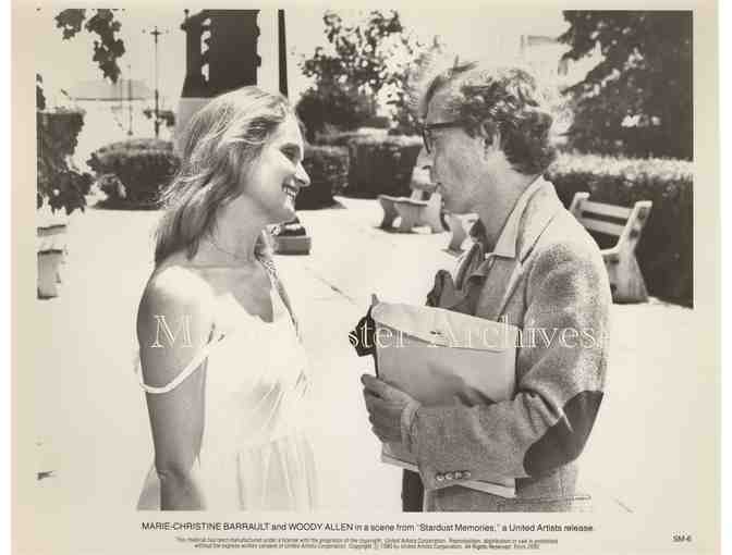 STARDUST MEMORIES, 1980, movie still set, Woody Allen and Charlotte Rampling.