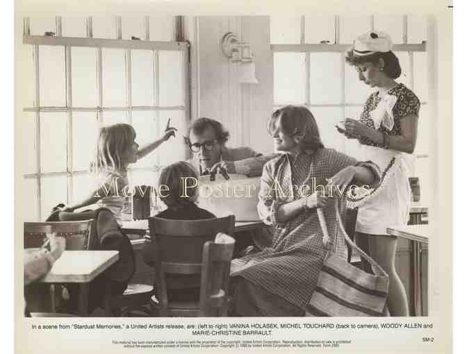 STARDUST MEMORIES, 1980, movie still set, Woody Allen and Charlotte Rampling.