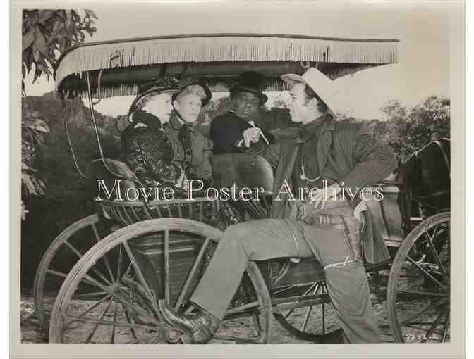 SAM BASS AND FRANK and JESSE JAMES, 1954, movie still set, Jim Davis, Lee Van Cleef.