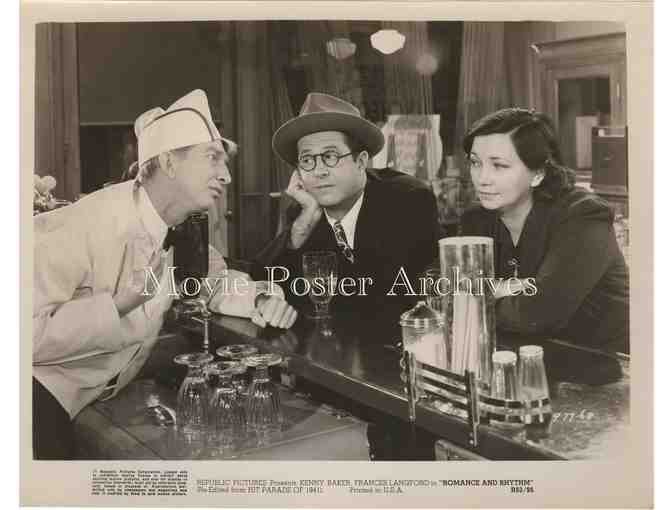 ROMANCE AND RHYTHM, 1940, movie still set, Kenny Baker, Frances Langford, Ann Miller.