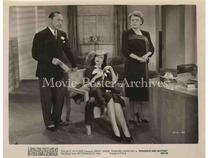 ROMANCE AND RHYTHM, 1940, movie still set, Kenny Baker, Frances Langford, Ann Miller.