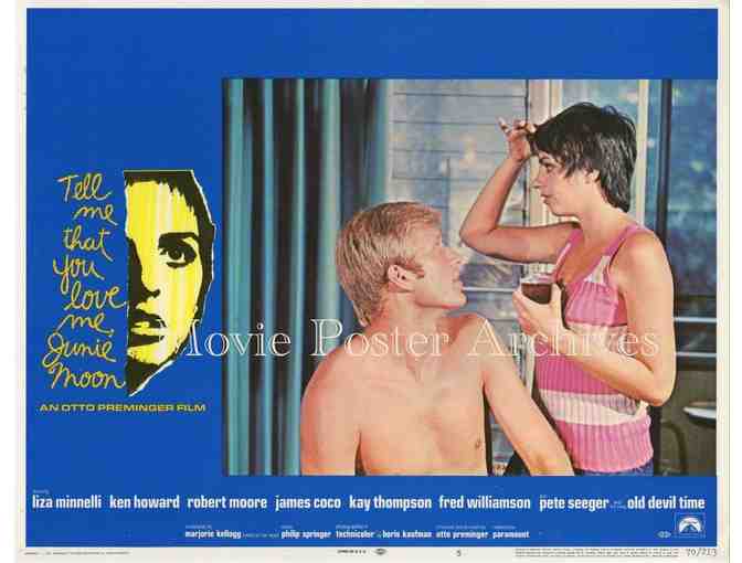 TELL ME THAT YOU LOVE ME, JUNIE MOON, 1970, lobby card set, Liza Minnelli, DeLuise