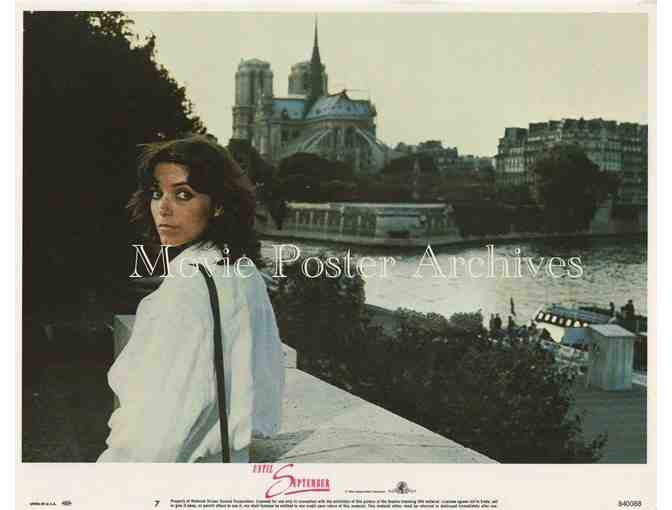 UNTIL SEPTEMBER, 1984, lobby card set, Karen Allen, Thierry Lhermitte, Hutton Cobb.