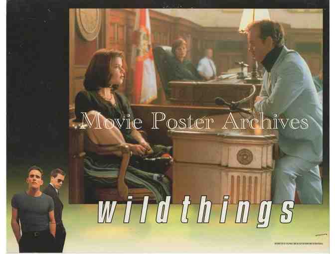 WILD THINGS, 1998, lobby card set, Campbell, Bacon, Dillon, Murray, Wagner