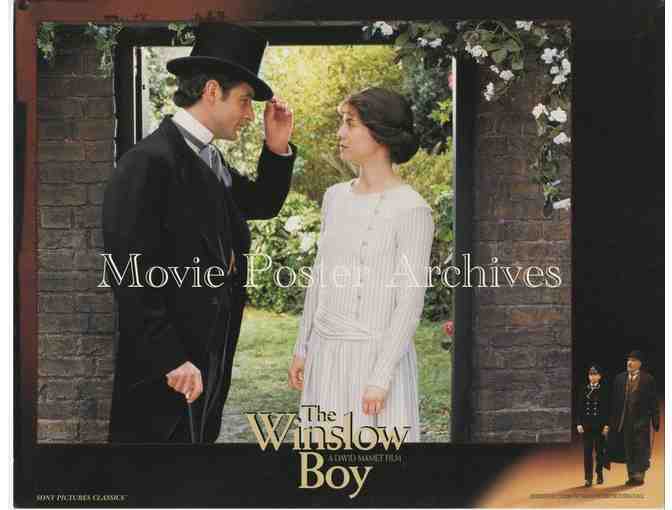 WINSLOW BOY, 1999, lobby card set, Nigel Hawthorne, Rebecca Pidgeon