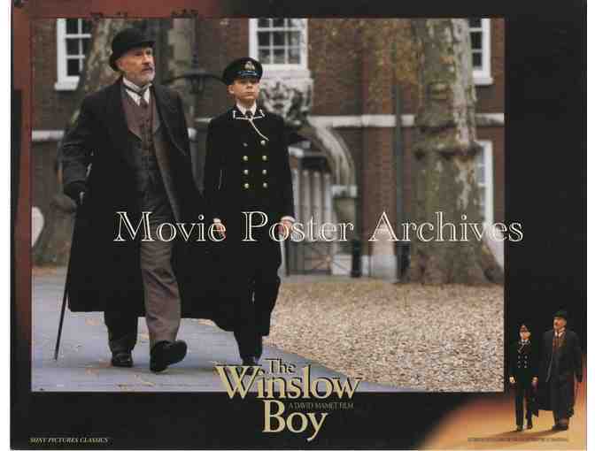 WINSLOW BOY, 1999, lobby card set, Nigel Hawthorne, Rebecca Pidgeon