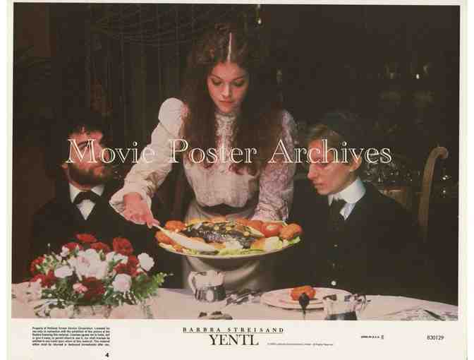 YENTL, 1983, lobby card set, Barbra Streisand, Mandy Patinkin, Amy Irving