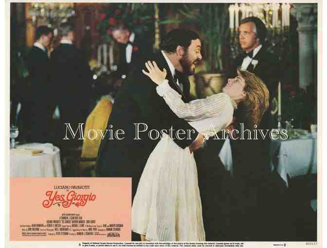YES, GIORGIO, 1982, lobby card set, Luciano Pavarotti, Kathryn Harrold, Eddie Albert