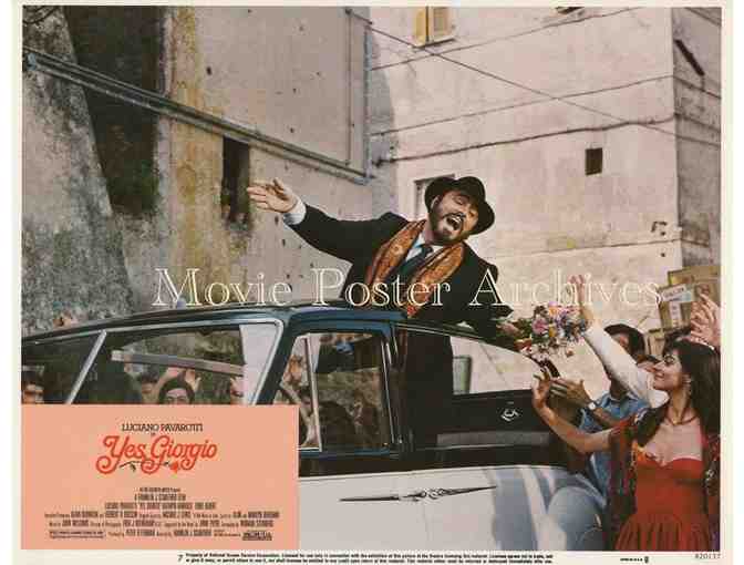 YES, GIORGIO, 1982, lobby card set, Luciano Pavarotti, Kathryn Harrold, Eddie Albert