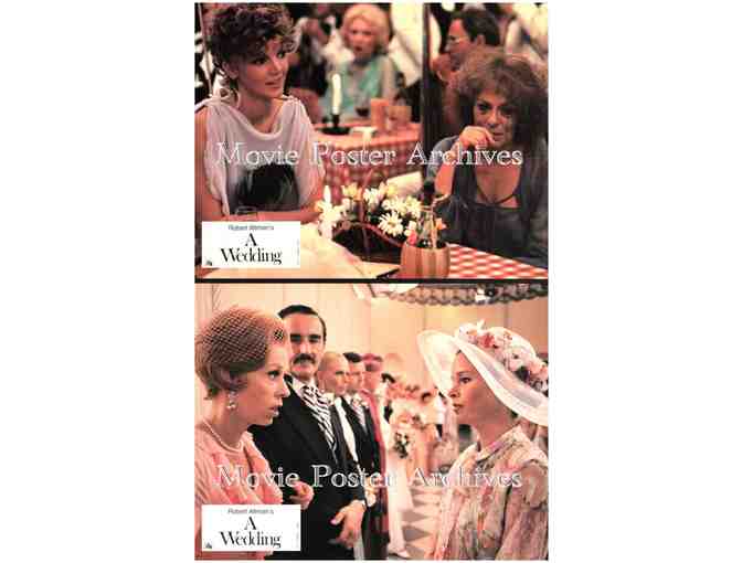 WEDDING, 1978, lobby cards, GROUP A, Carol Burnett, Lillian Gish, Desi Arnaz Jr., Mia Farrow