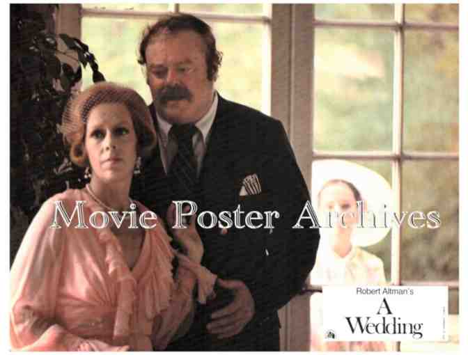 WEDDING, 1978, lobby cards, GROUP A, Carol Burnett, Lillian Gish, Desi Arnaz Jr., Mia Farrow