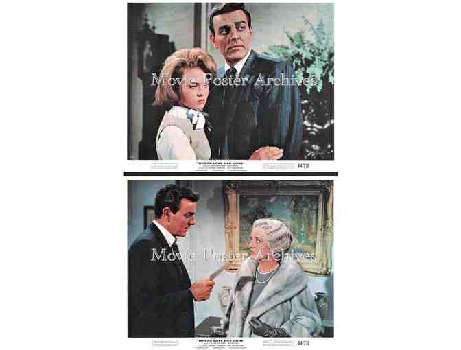 WHERE LOVE HAS GONE, 1964, mini lobby cards, Susan Hayward, Bette Davis