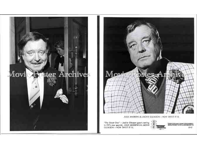 JACKIE GLEASON, group of classic celebrity portraits, stills or photos