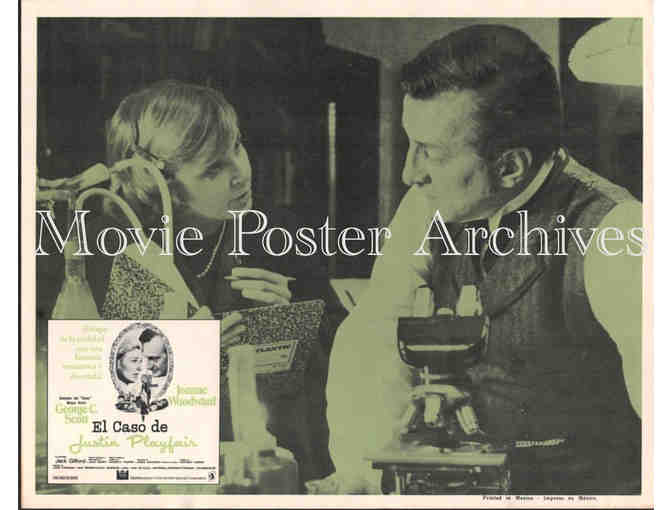 THEY MIGHT BE GIANTS, 1971, lobby card set, George C. Scott, Joanne Woodward